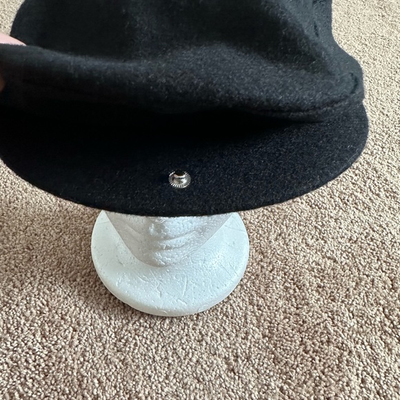 Broner Wear It! Cabbie Newsboy Black Hat - Size Large - Picture 3 of 5